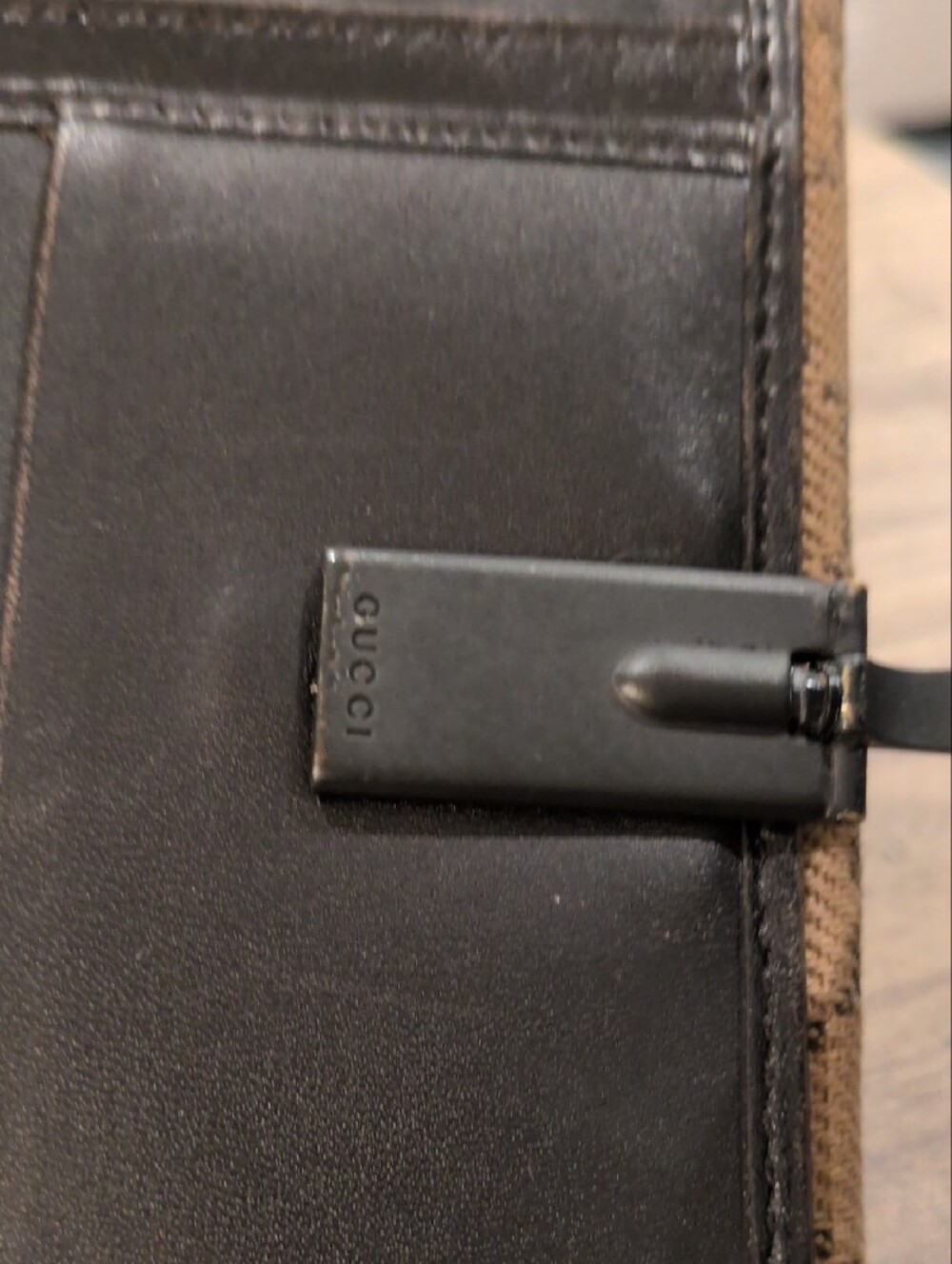 Vintage Tom Ford Era Gucci GG Canvas Horsebit Compact Wallet - Picture 5 of 15